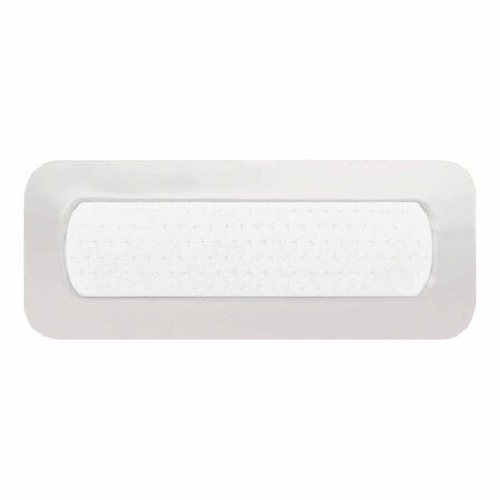 Mepilex Border Post-Op Foam Dressing 4 X 10 Inch With Border Film Backing Silicone Adhesive Rectangle Sterile 496455